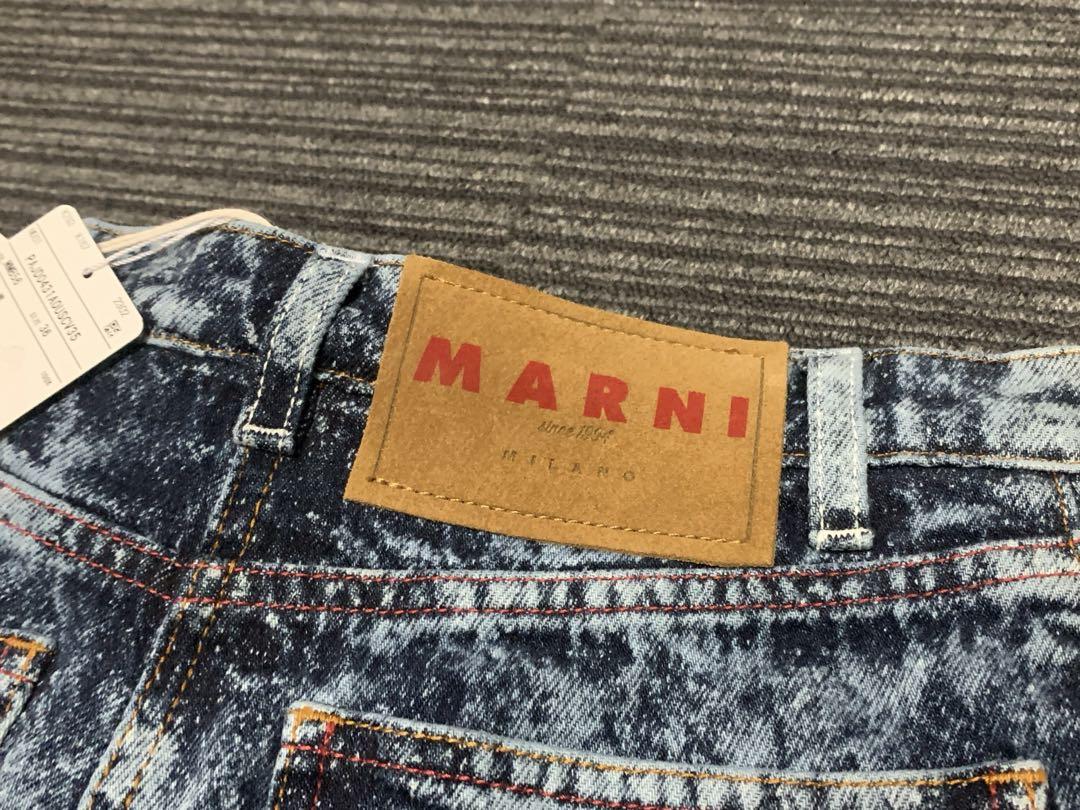 専門店では 新品】MARNI マルニ タグ付き デニムパンツ サロペット・オーバーオール・オールインワン