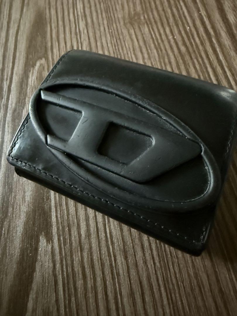 値下げ⭕️DIESEL 1dr Tri Fold Coin Xs ii ブラック