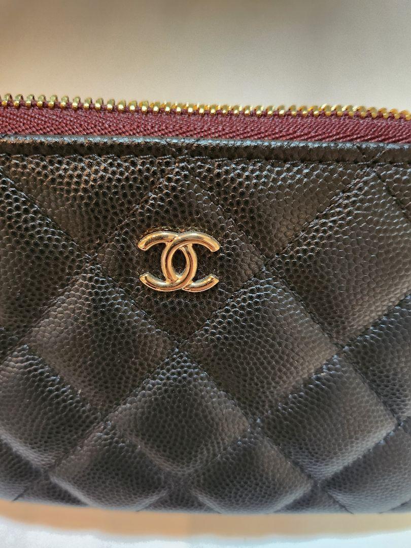 シャネル CHANEL スモールポーチ ポーチ キャビアスキン