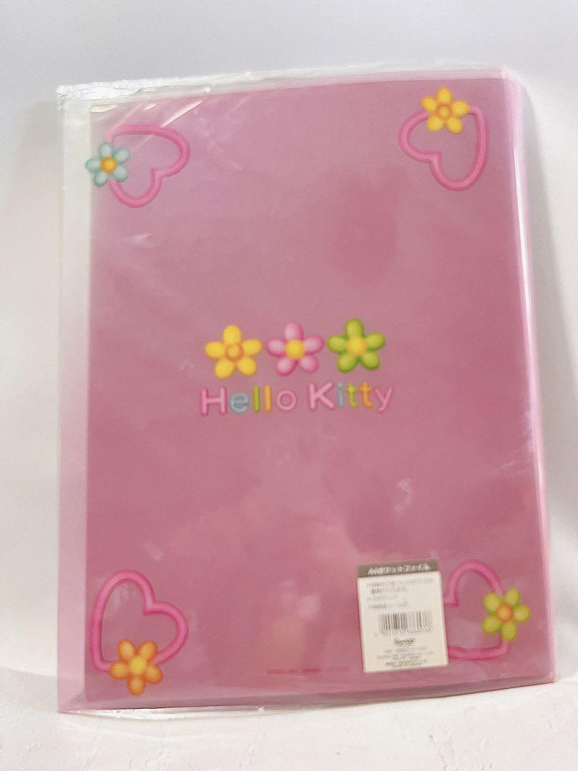 Hello Kitty A4ポケットファイル 24ポケット レア☆ キティ 平成 1997年 A4ポケットファイル 24ポケット