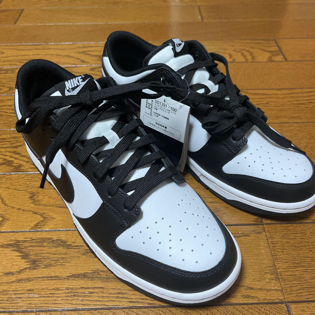 17日限定値下げ NIKE dunk low パンダ メンズ27.5 ダンクロー