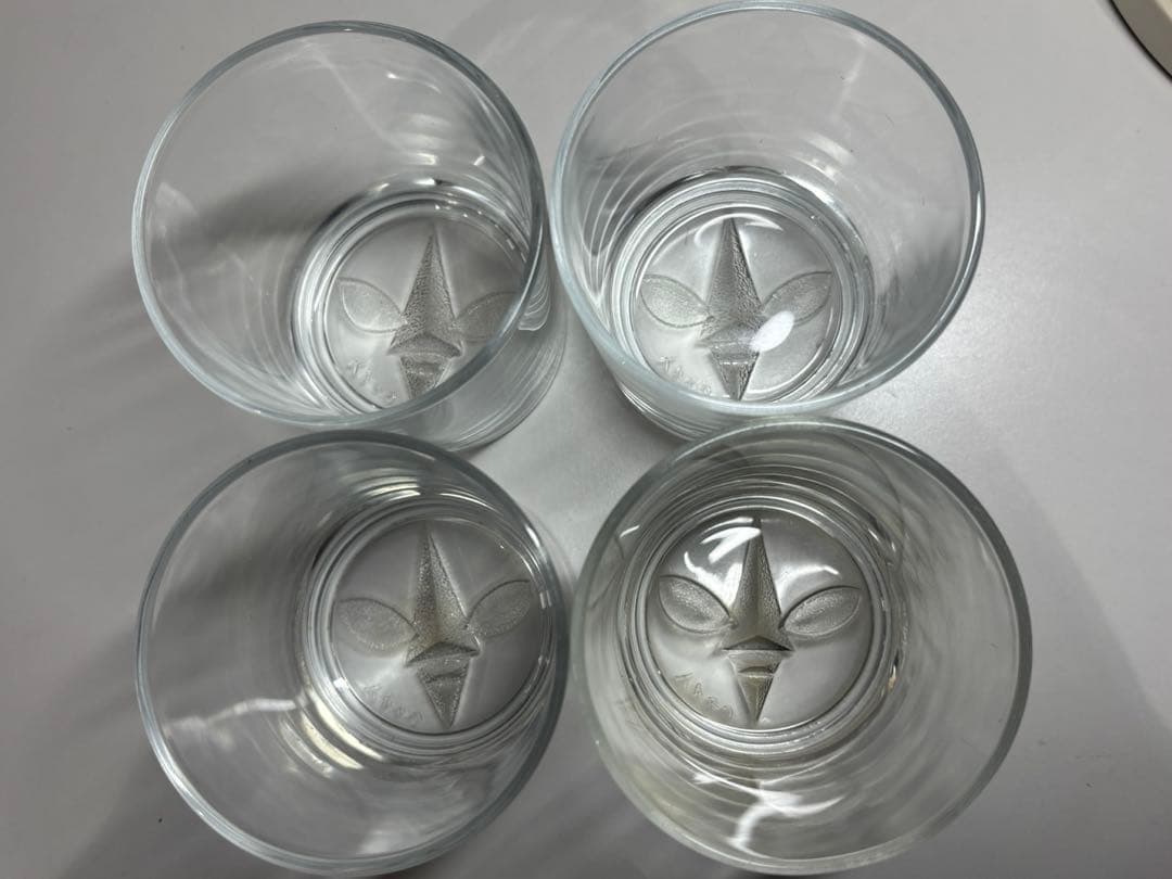 岡本太郎 グラス 4個セットやや傷や汚れあり