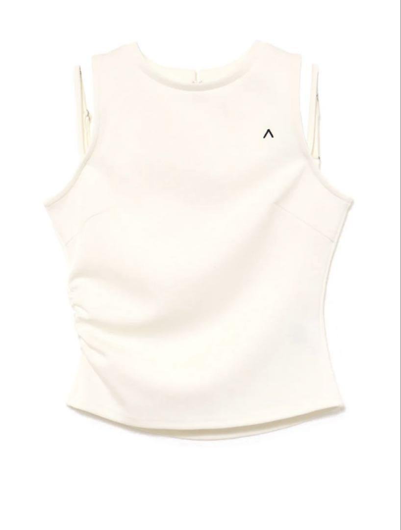 即日発送アイボリーHeart point tops andmary