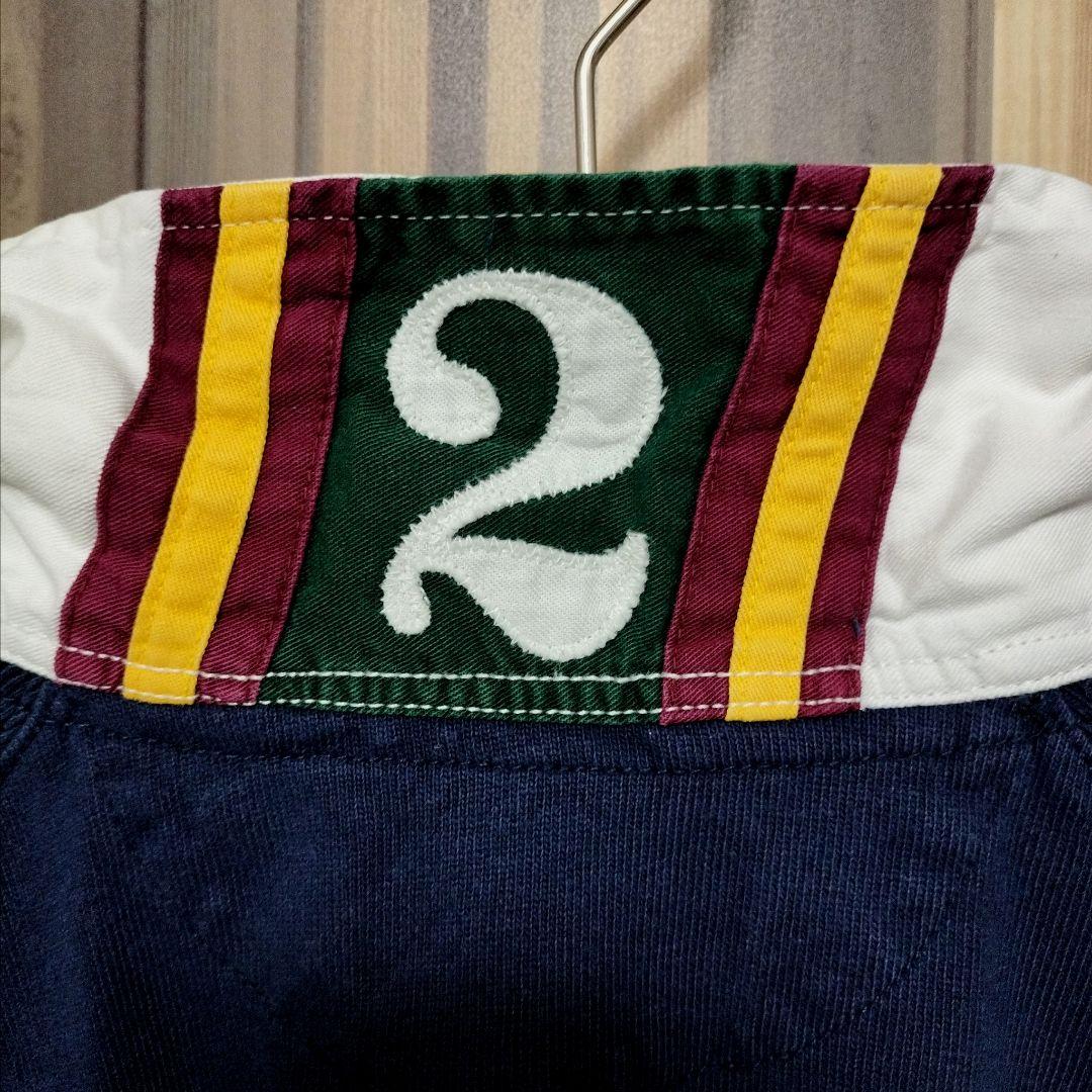 【Ralph Lauren】ラルフローレン ビッグポニー ラガーシャツ L 紺色