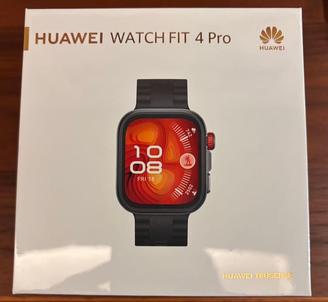 新品未使用　HUAWEI WATCH FIT 4 Pro ブラック