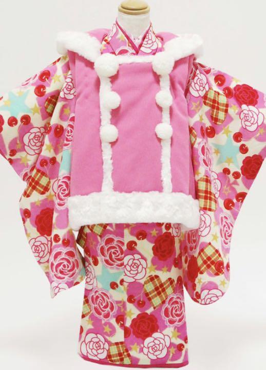 大得価好評 3歳七五三 猫ミミ 被布セット MH2h9-m55700410048 女の子 NEWお得