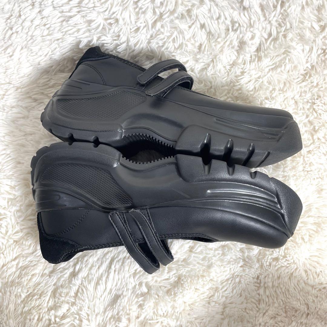 【美品】ZARA ザラ バレエフラットスニーカー 厚底 サイズ39 (25cm)