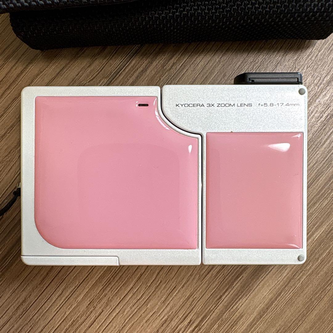 KYOCERA Finecam FINECAM SL400R デジカメ ピンク色