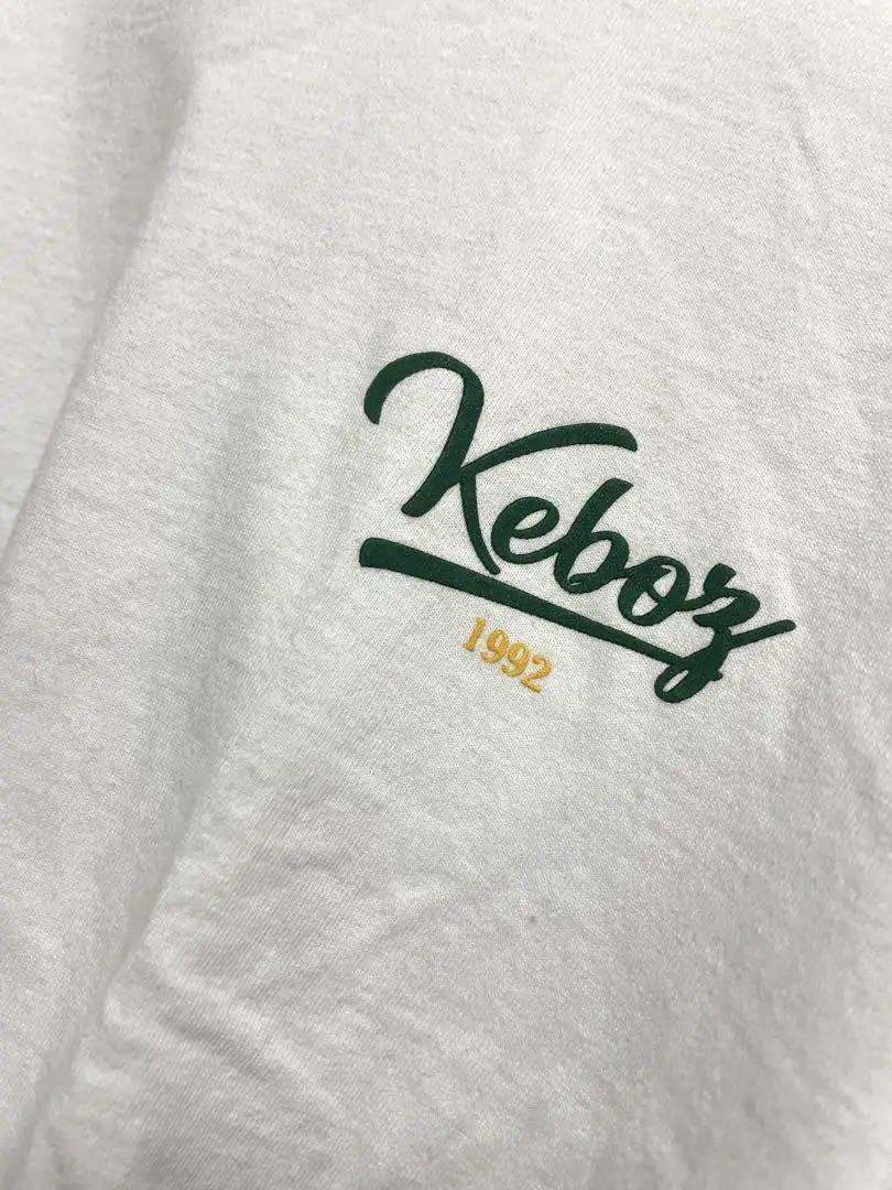 keboz logo T Lサイズ グリーンbutte