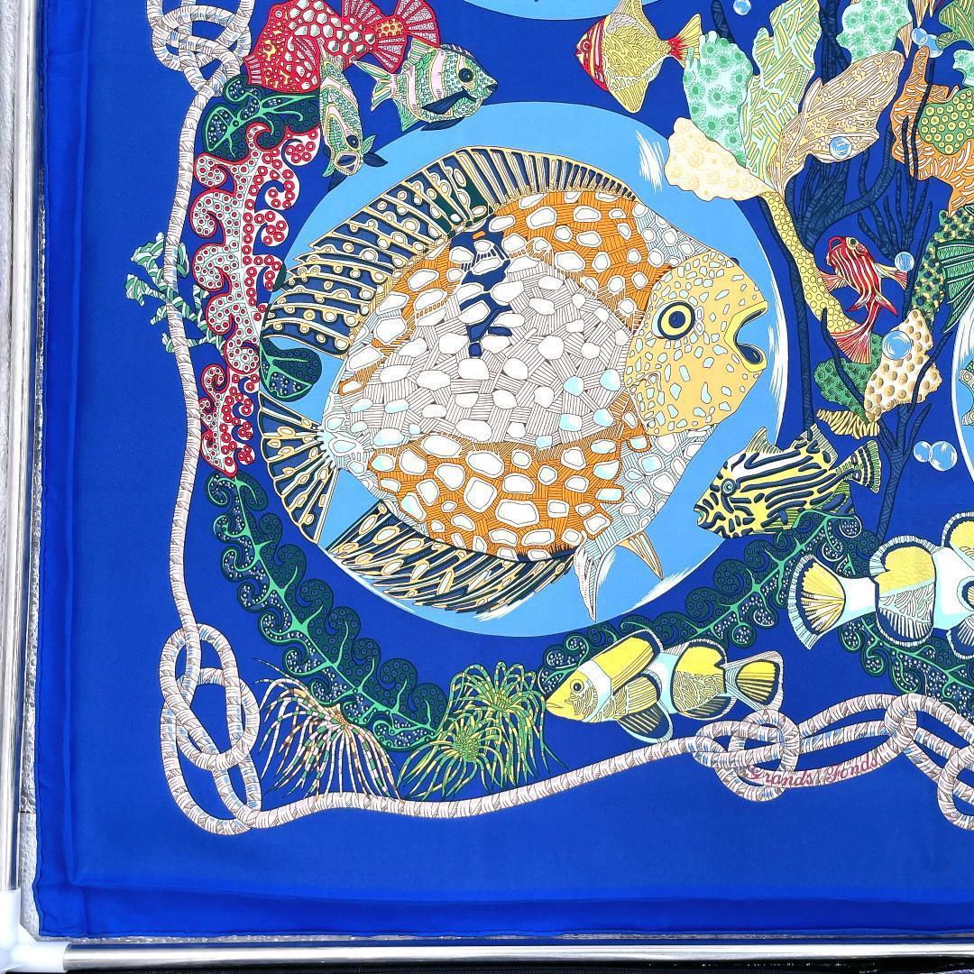 ✨️極美品✨️ エルメス カレ90 深海 レディース スカーフ