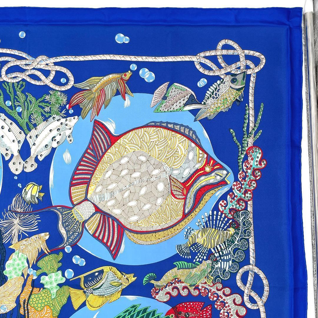 ✨️極美品✨️ エルメス カレ90 深海 レディース スカーフ