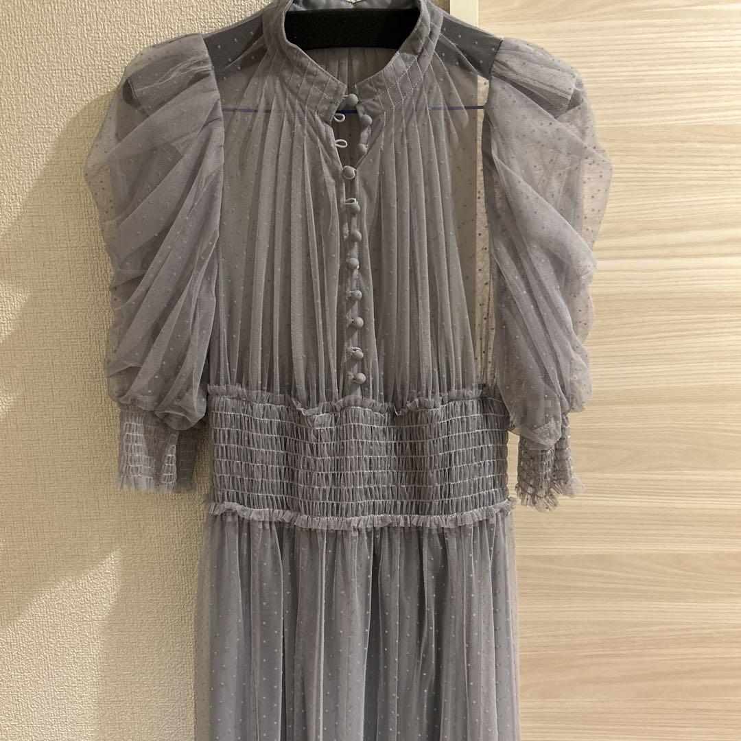 SNIDEL ドットチュールドレス