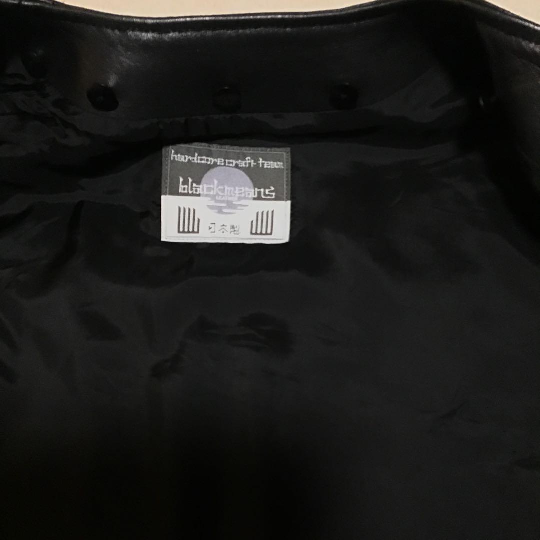 blackmeans ブラックミーンズ レザー ライダース size 2 美品 blackmeans ブラックミーンズ レザー ライダース size 2 美品