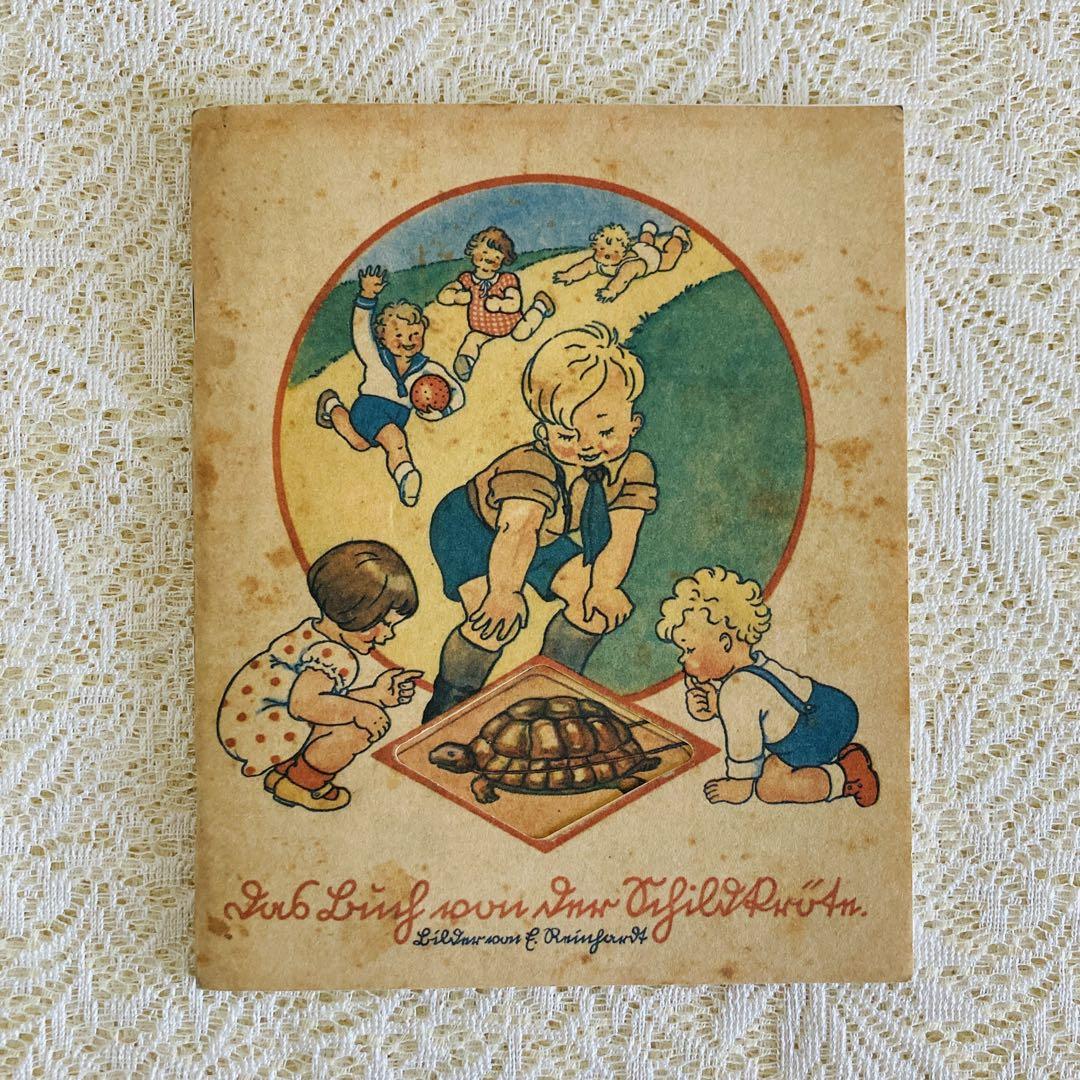 洋書 古書 ドイツ語のヴィンテージ絵本 クリスマスのお話 シルト