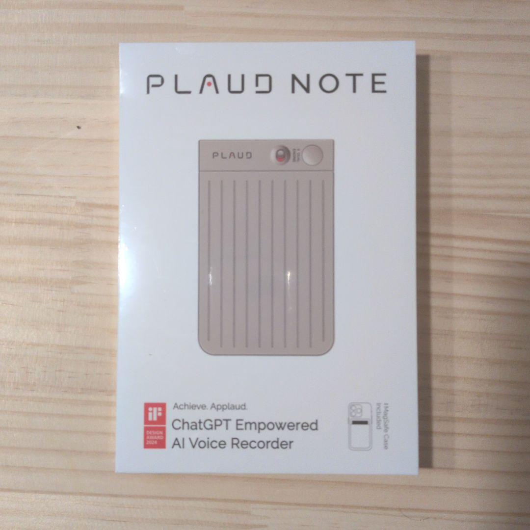 新品未開封　PLAUD NOTE AIボイスレコーダー スターライト 15,265円