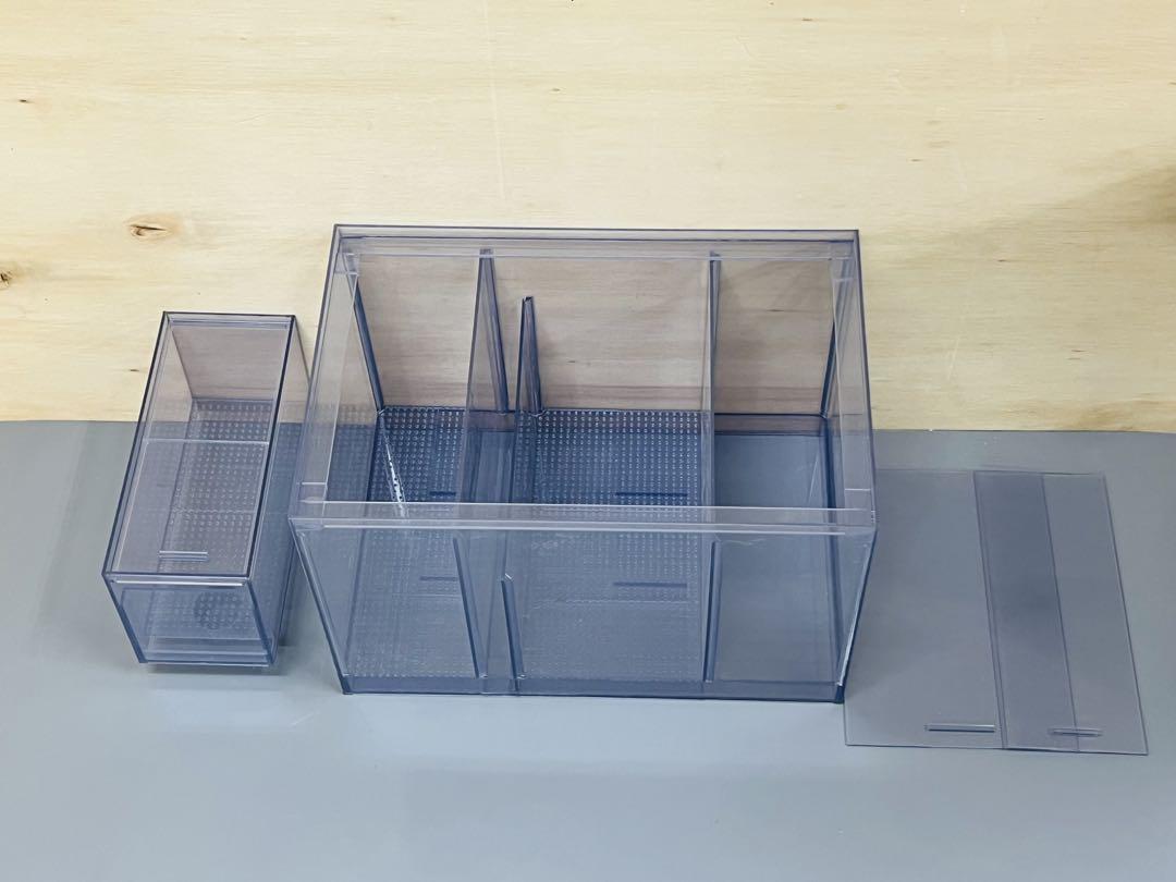 一台限定　450×300×300オーバーフロー水槽用塩ビ三層濾過槽+ウールBOX