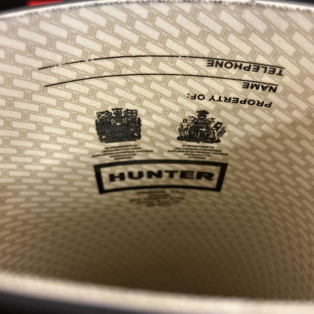 HUNTER ハンター　ブラック レインブーツ　長靴　UK 5 24cm