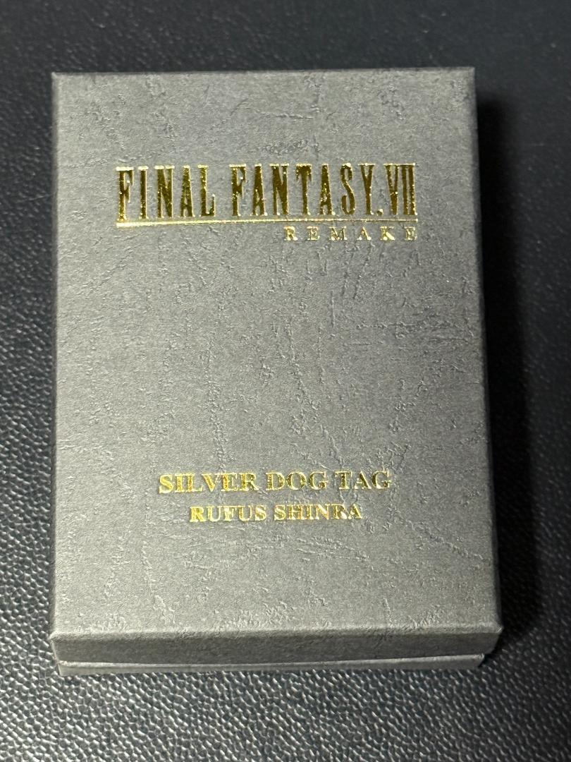 ファイナルファンタジーVII ネックレス シルバードッグタグ ルーファウス神羅 ファイナルファンタジーVII ネックレス シルバードッグタグ
