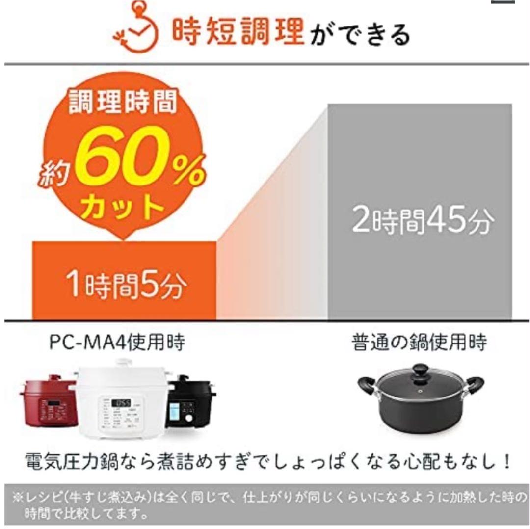 値引きする アイリスオーヤマ/電気圧力鍋新品未開封 IRIS PC-MA2-W
