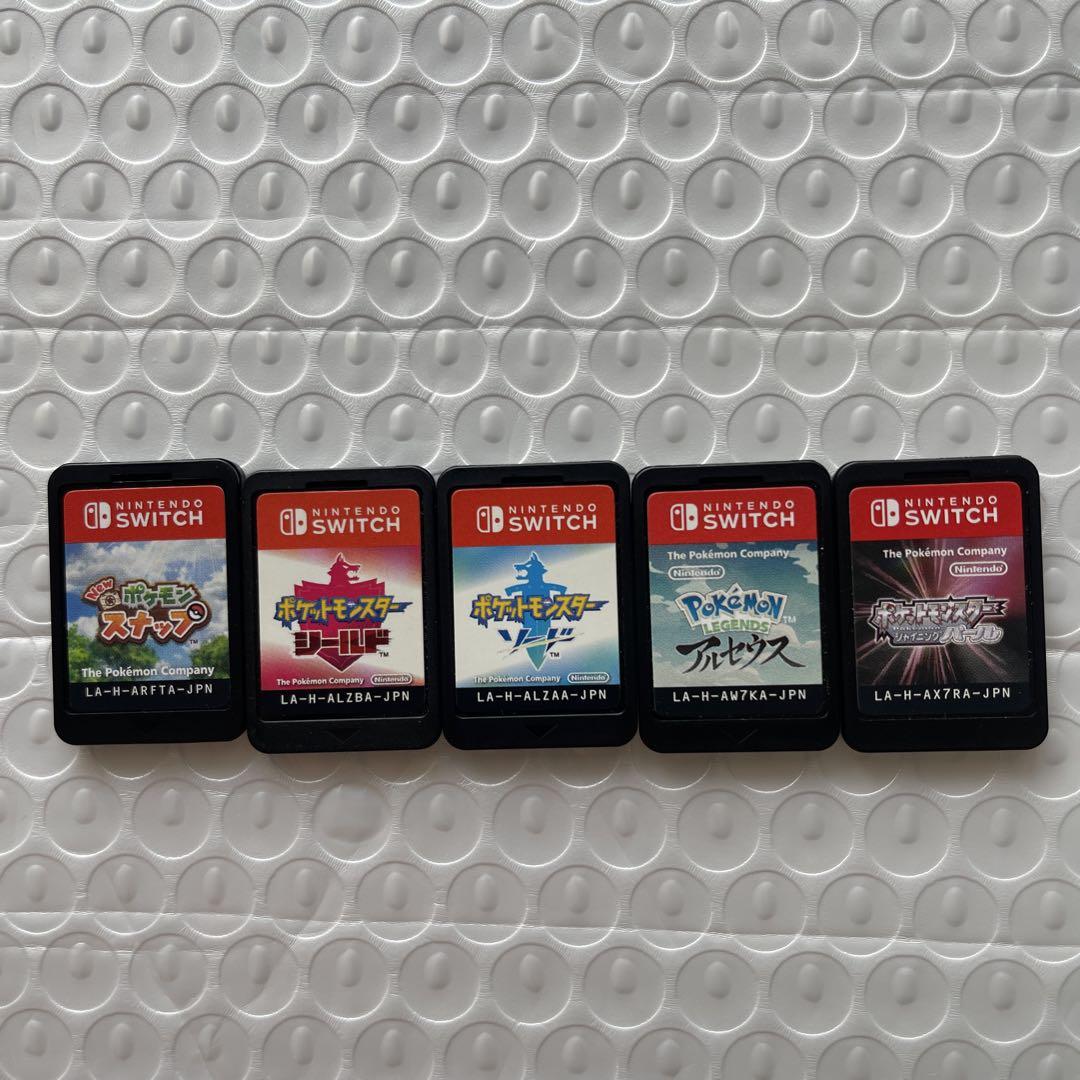 まとめ5本ニンテンドーSwitchポケモンソフト5本セット
