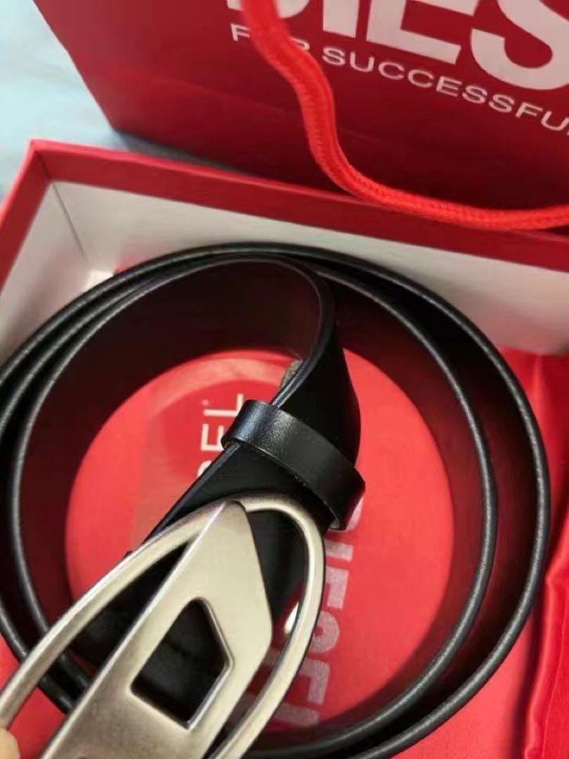 新品未使用！DIESEL 　カウレザー　1DR　ブラック　ベルト