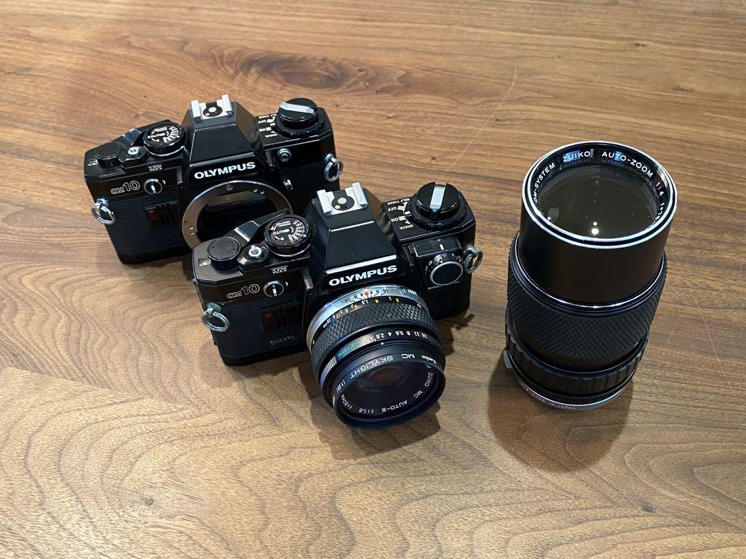 OLYMPUS OM-10一眼レフ 2台　50㍉単焦点　75-150ズーム
