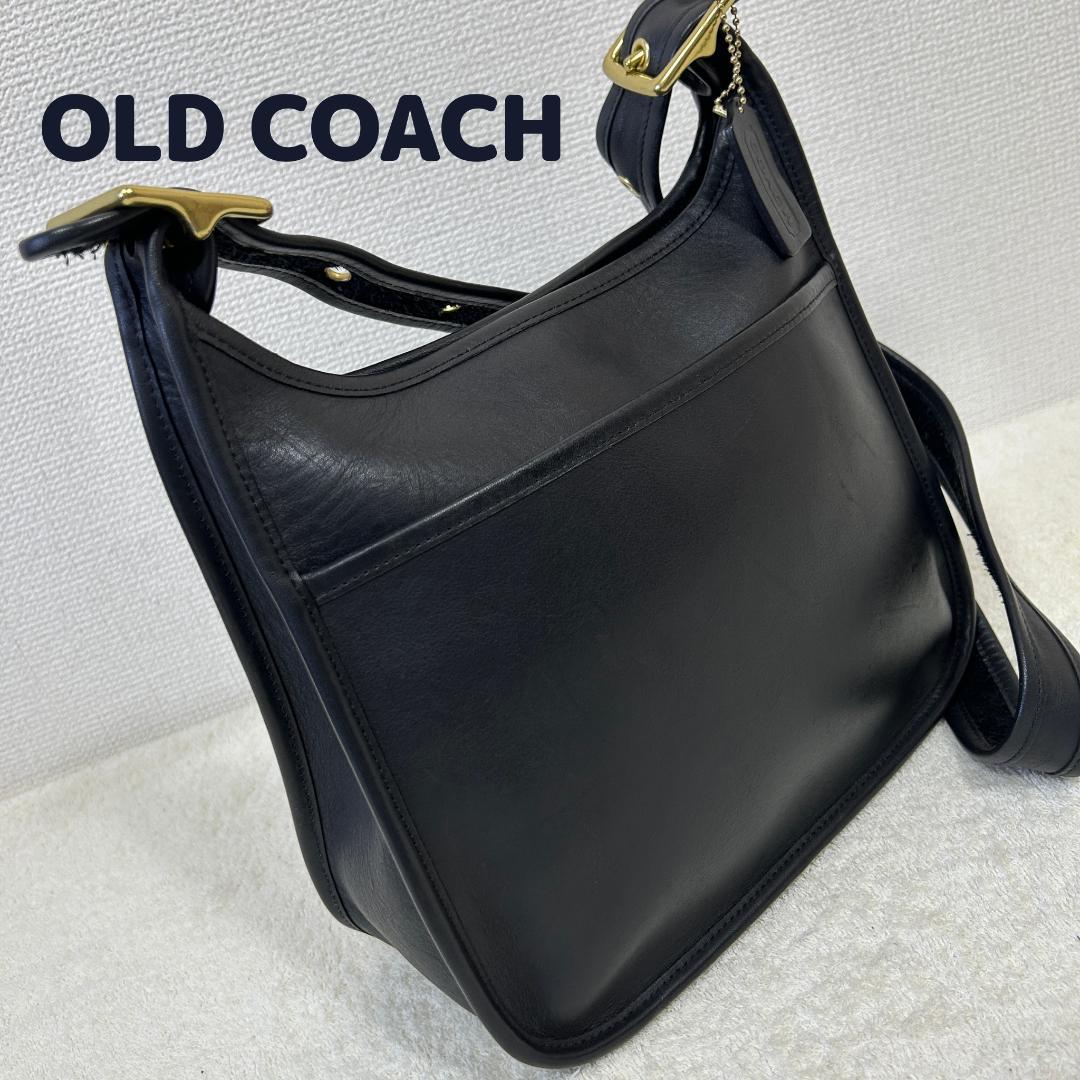 希少・極美品✨】COACH/コーチ ショルダーバッグ 黒 オールドコーチ 希少・極美品✨】COACH/コーチ ショルダーバッグ 黒 オールドコーチ
