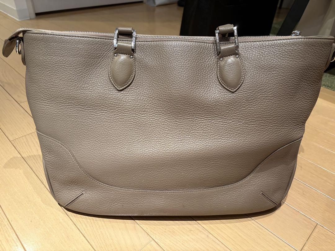 PELLE MORBIDA レザートート トープ
