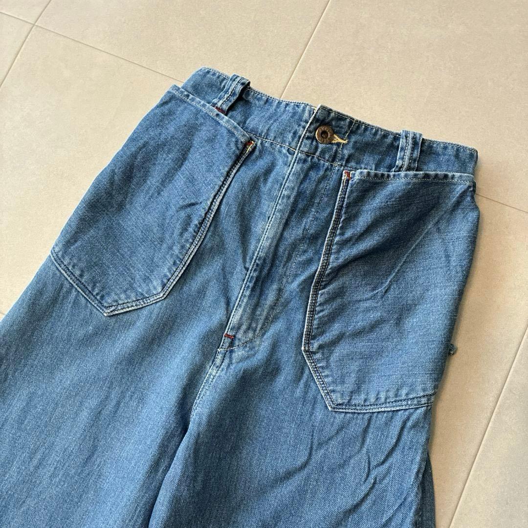 バックリボン デニム