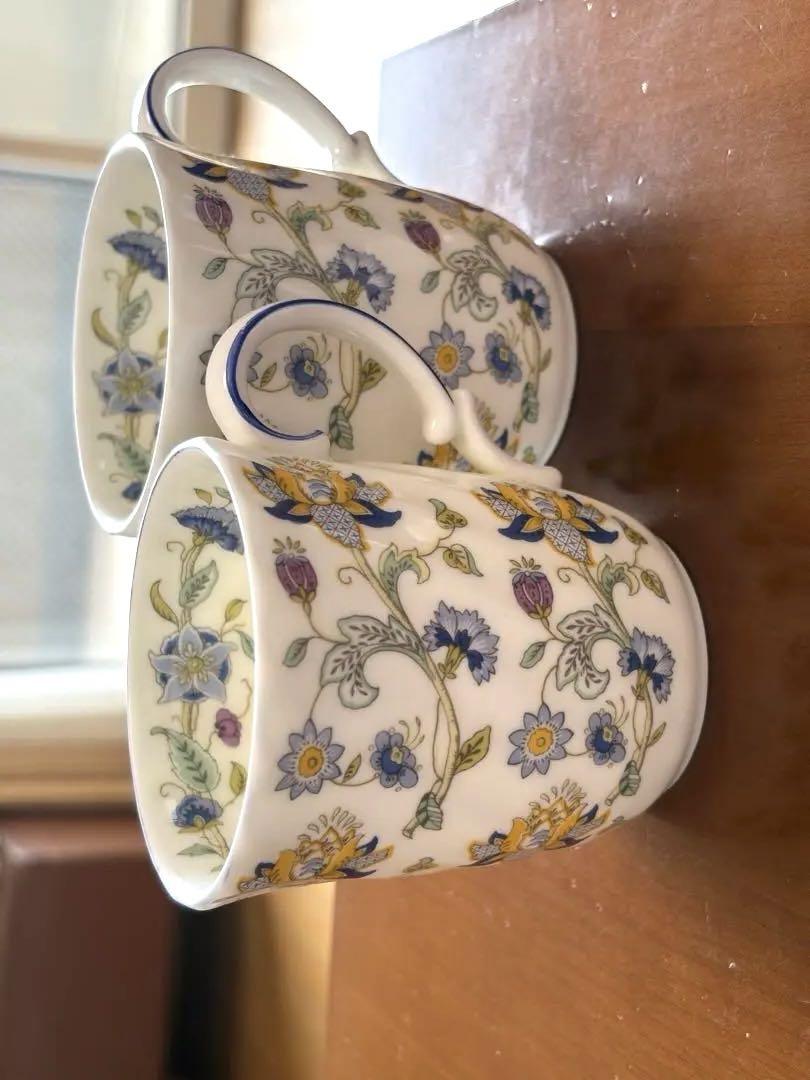 MINTON ハドンホール　ブルー　ビーカー　ペア　 ペアマグカップ