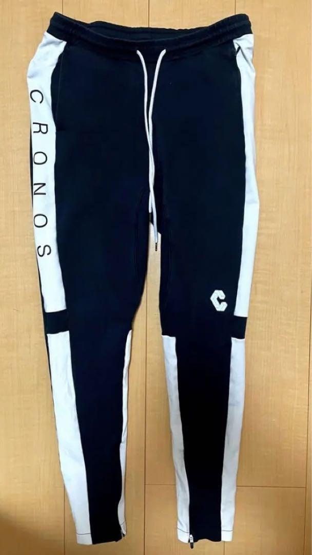 試着のみ CRONOS クロノス Mode Sweat Pants-BLACK-