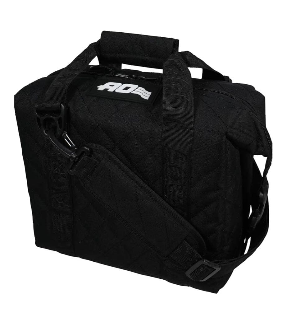 AO キルティングクーラーバッグ 黒