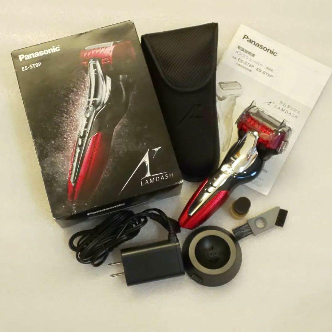 Panasonic メンズシェーバー【ラムダッシュ】ES-ST8P-R(赤)