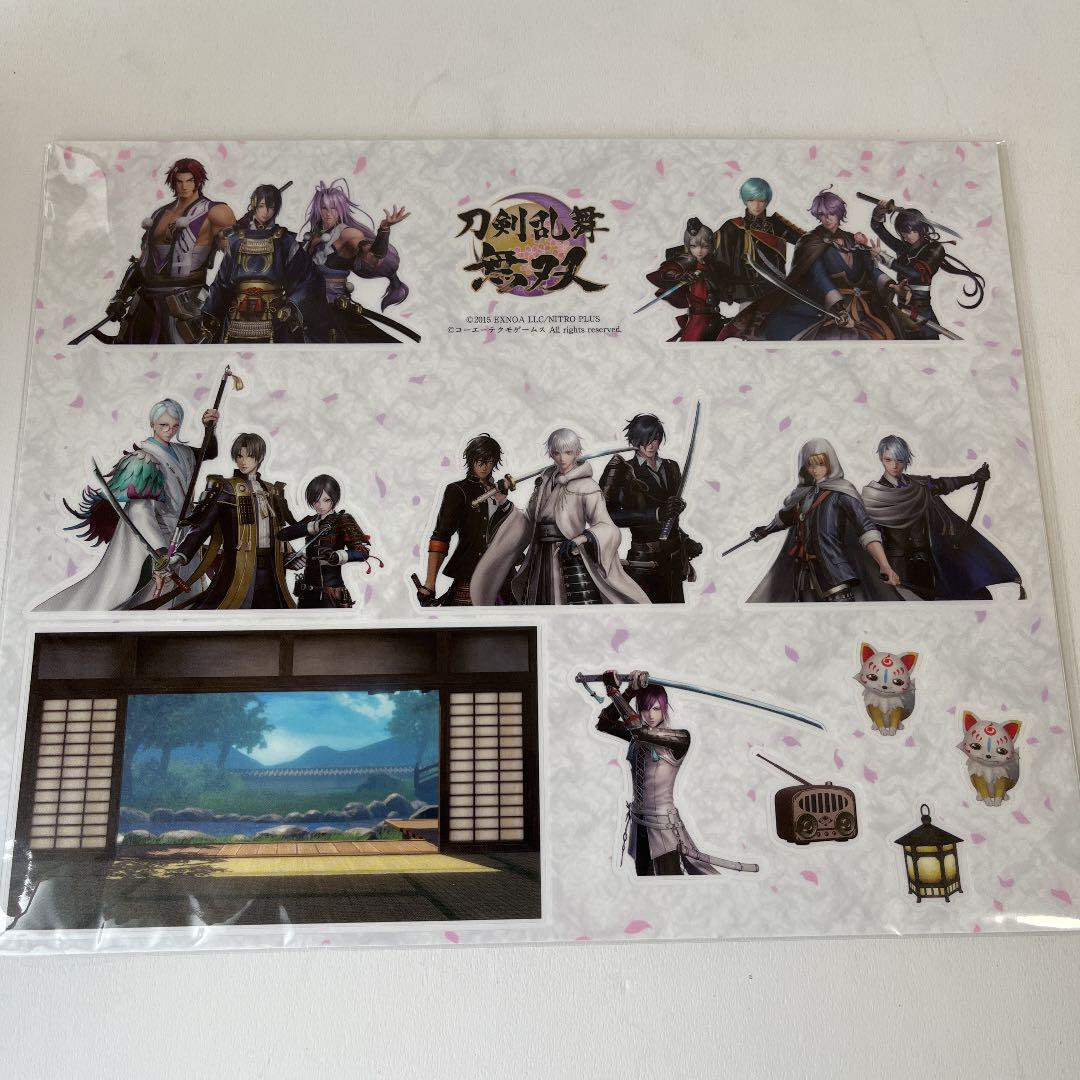 刀剣乱舞無双＆GEO特典・アクリルコースター、オリジナルスキンシール付 刀剣乱舞無双 オリジナルスキンシール ゲオ特典 アクリル