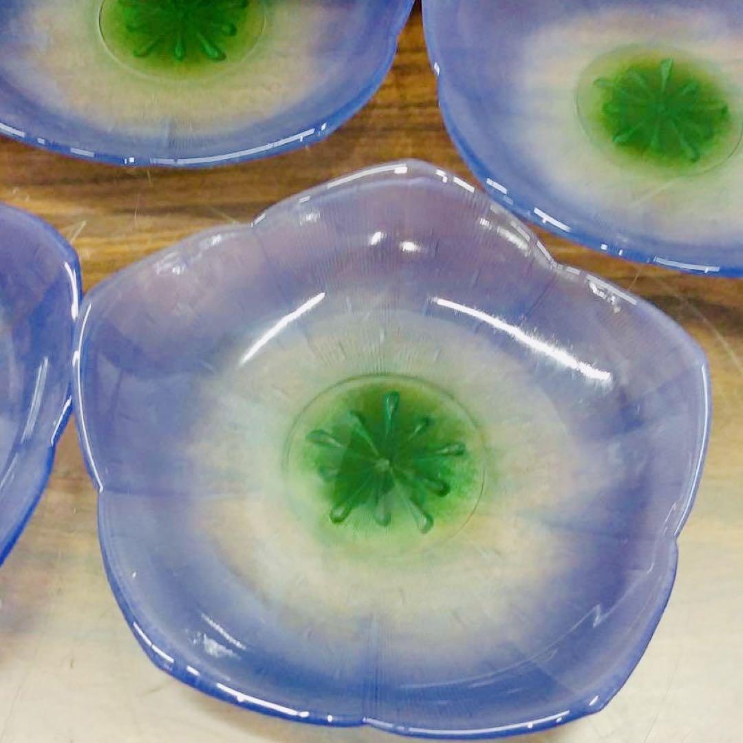【新品・未使用品】キキョウ型小皿5枚セット