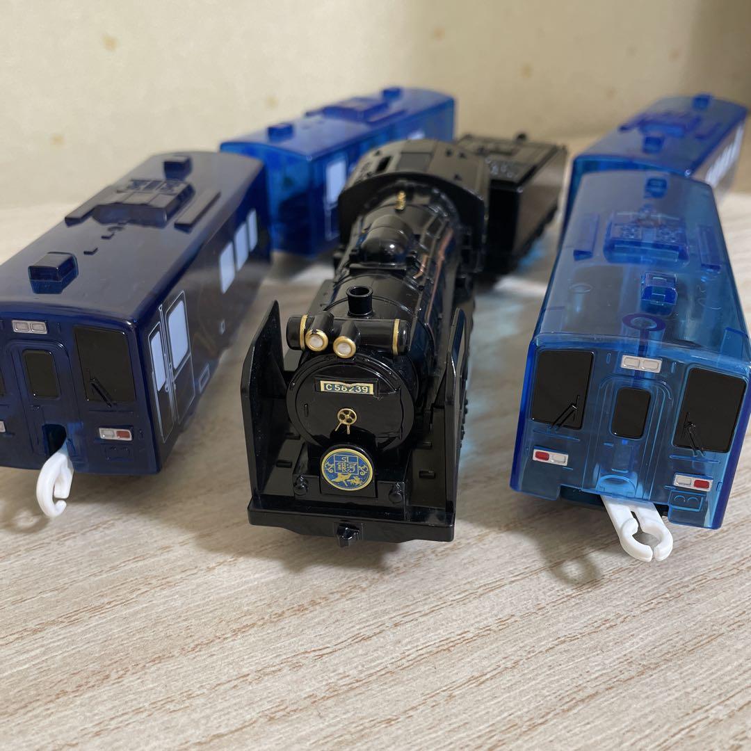 プラレール 蒸気機関車 銀河スケルトン