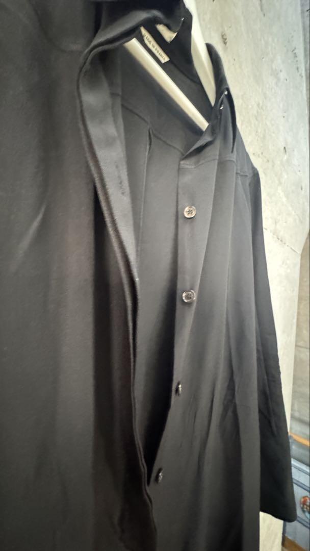 エルメス黒のロングシャツワンピースシルク100%長袖42 エルメス黒のロングシャツワンピースシルク100%長袖42 - メルカリ