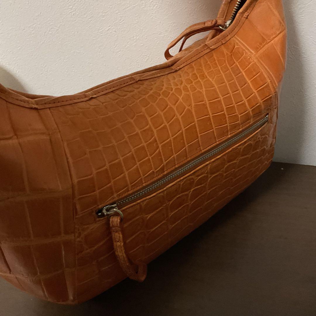 ☆開店セール☆ レア品 定価約38万 美品 JRA公認 クロコダイル バッグ②