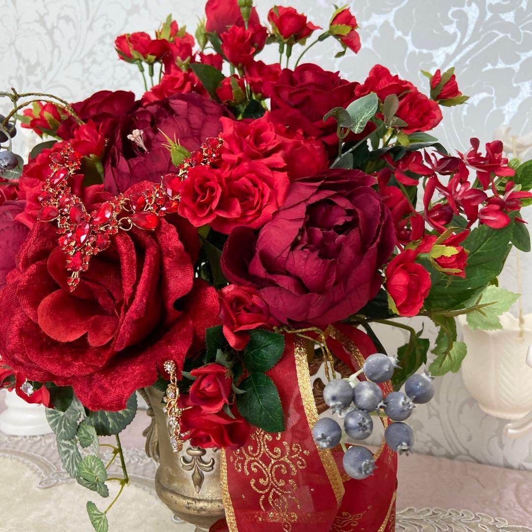 フラワーアレンジメント 造花 限定1点限り 再販無し 格安新品 htckl