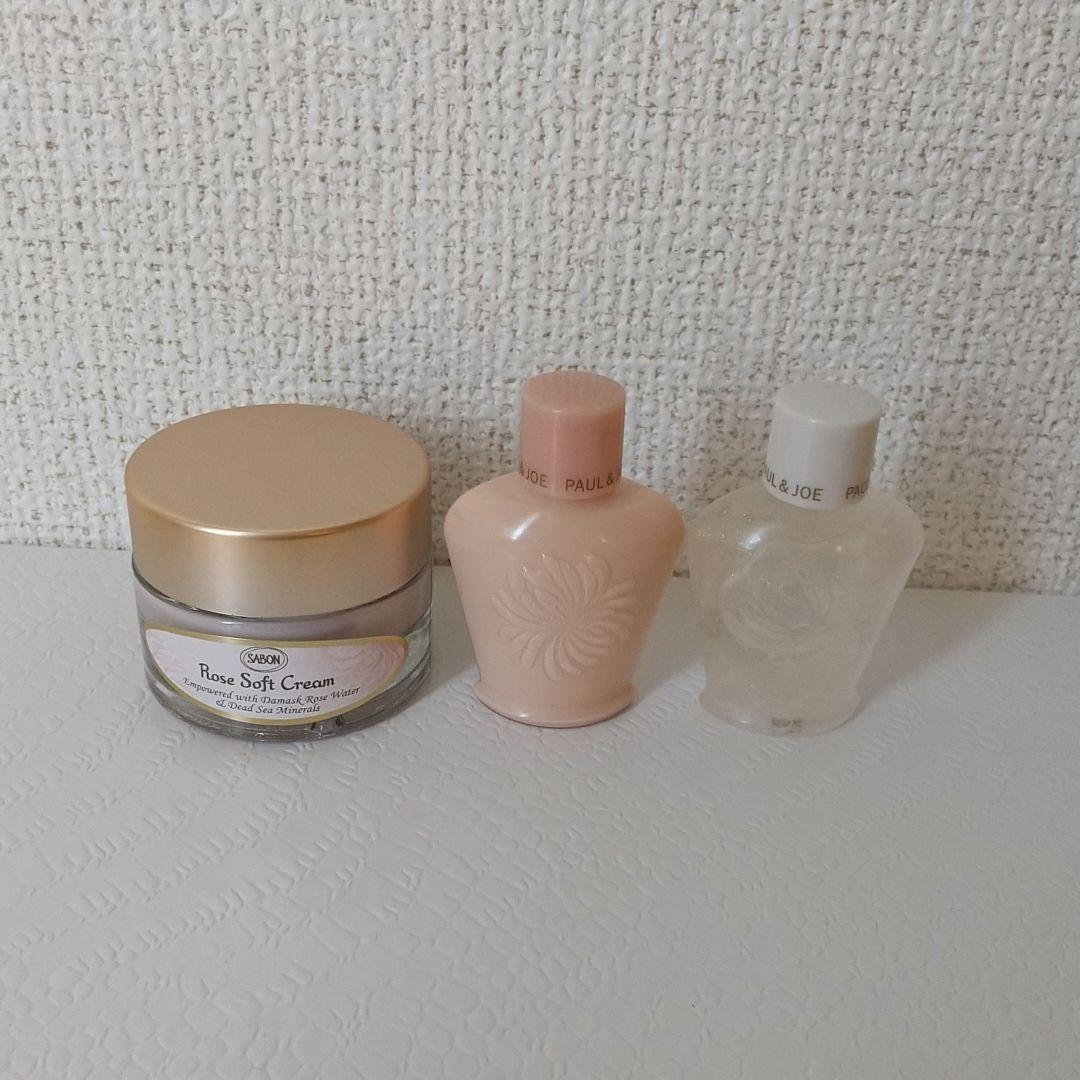 SABONローズソフトクリームポールアンドジョー下地サンプル