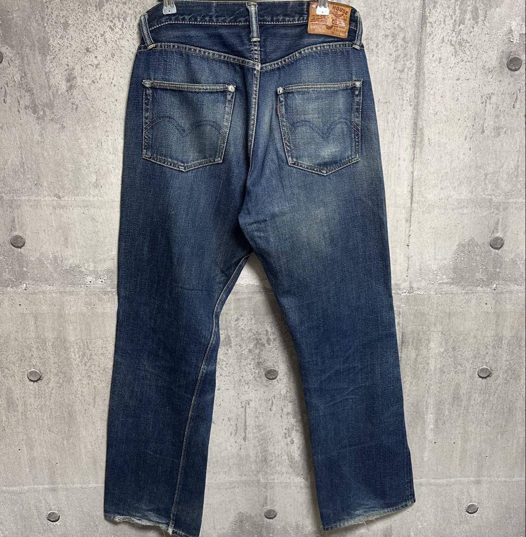 warehouse セルビッチデニムパンツ 赤耳 水牛パッチ levi's