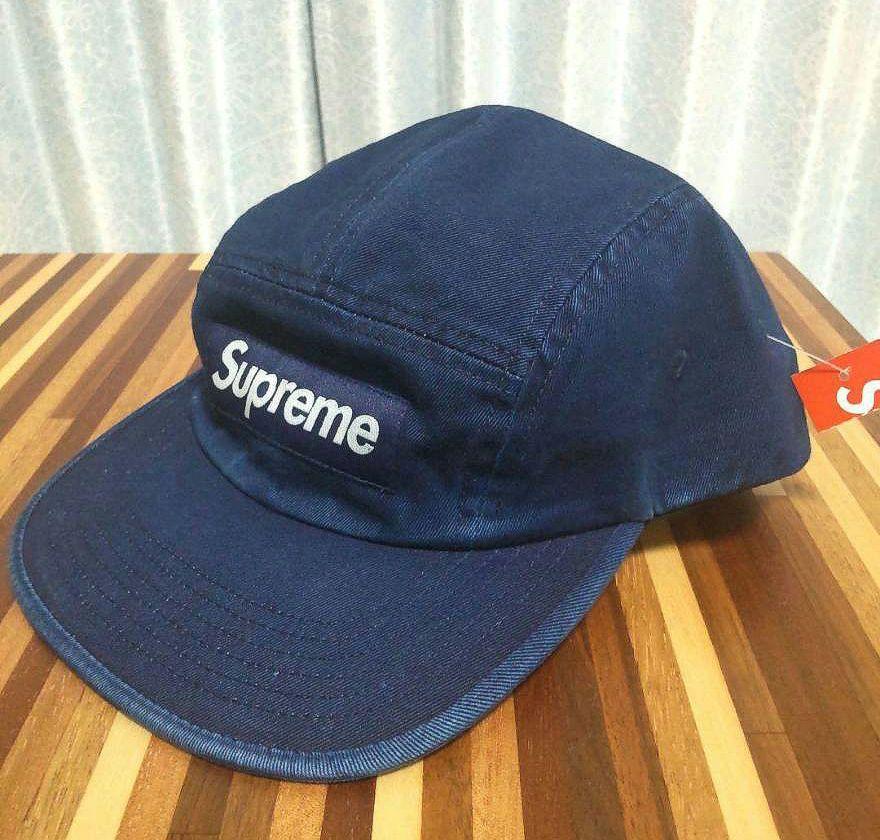 新品 Supreme Washed Chino Twill Camp Cap