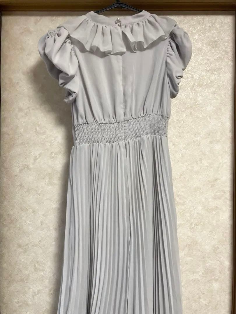 RoseMuse chiffon pleated dress