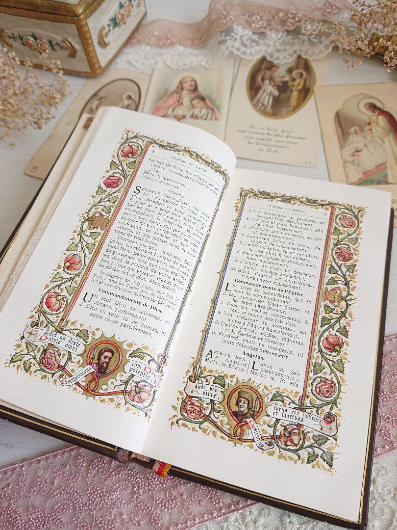 限定品】 408.【1934年】フランス アンティーク missel 祈祷書 聖書 限定品】 408.【1934年】フランス アンティーク missel 祈祷書 聖書