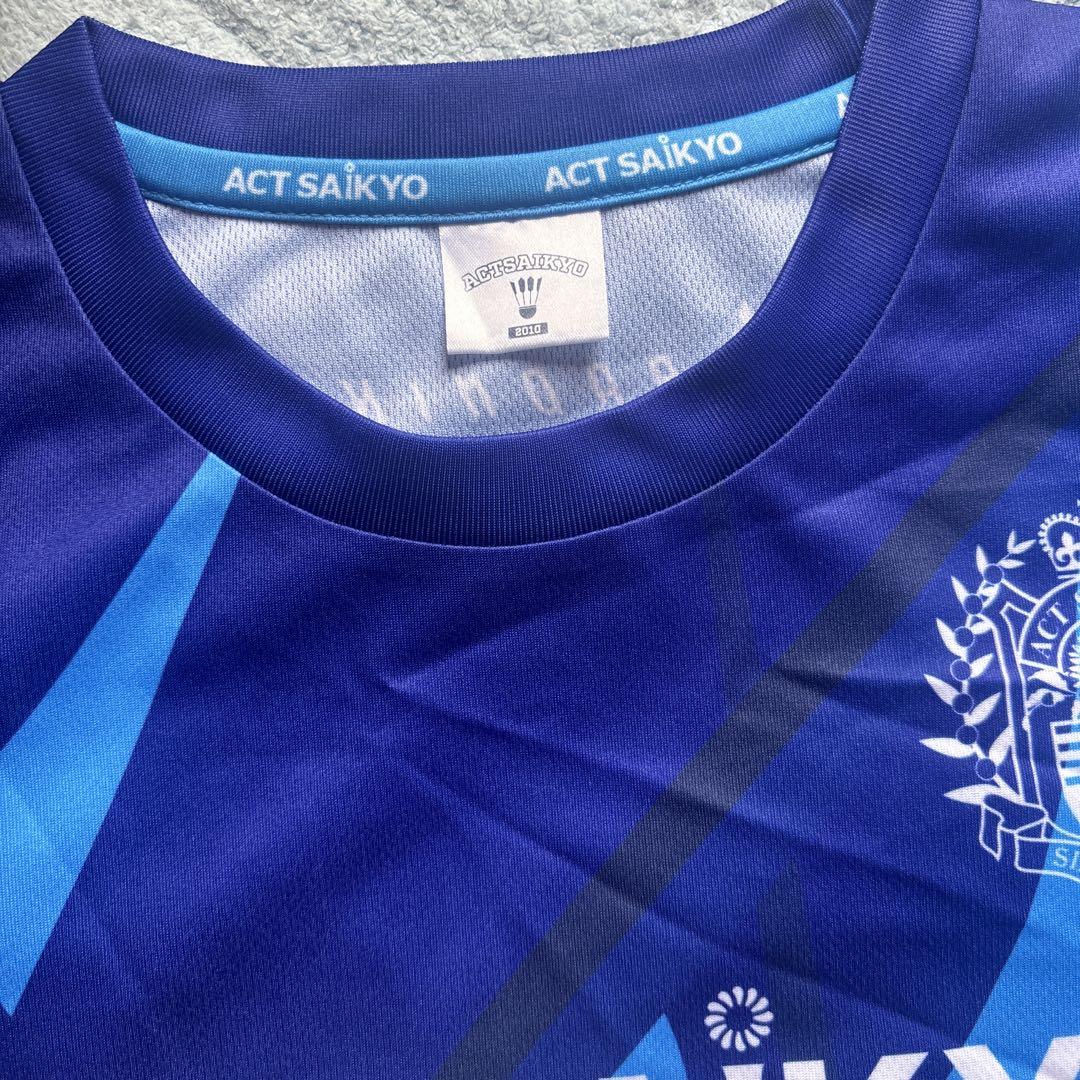 ACT SAIKYO BADMINTON TEAM バドミントンチーム 公式Tシャツ