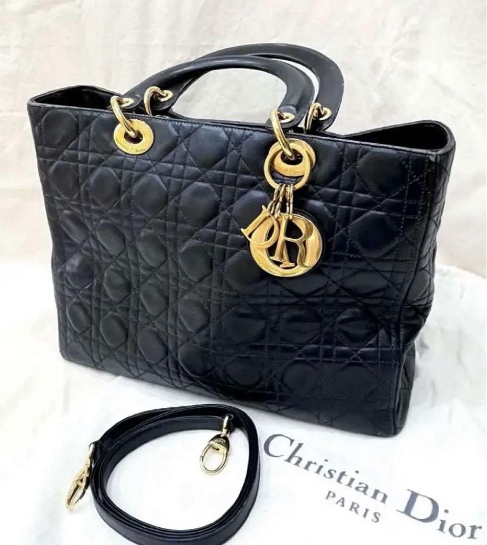 Christian Dior レディディオール ネイビー 