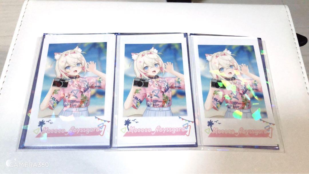 ホロライブ フワモコ モココ アビスガード チェキ風カード EXPO
