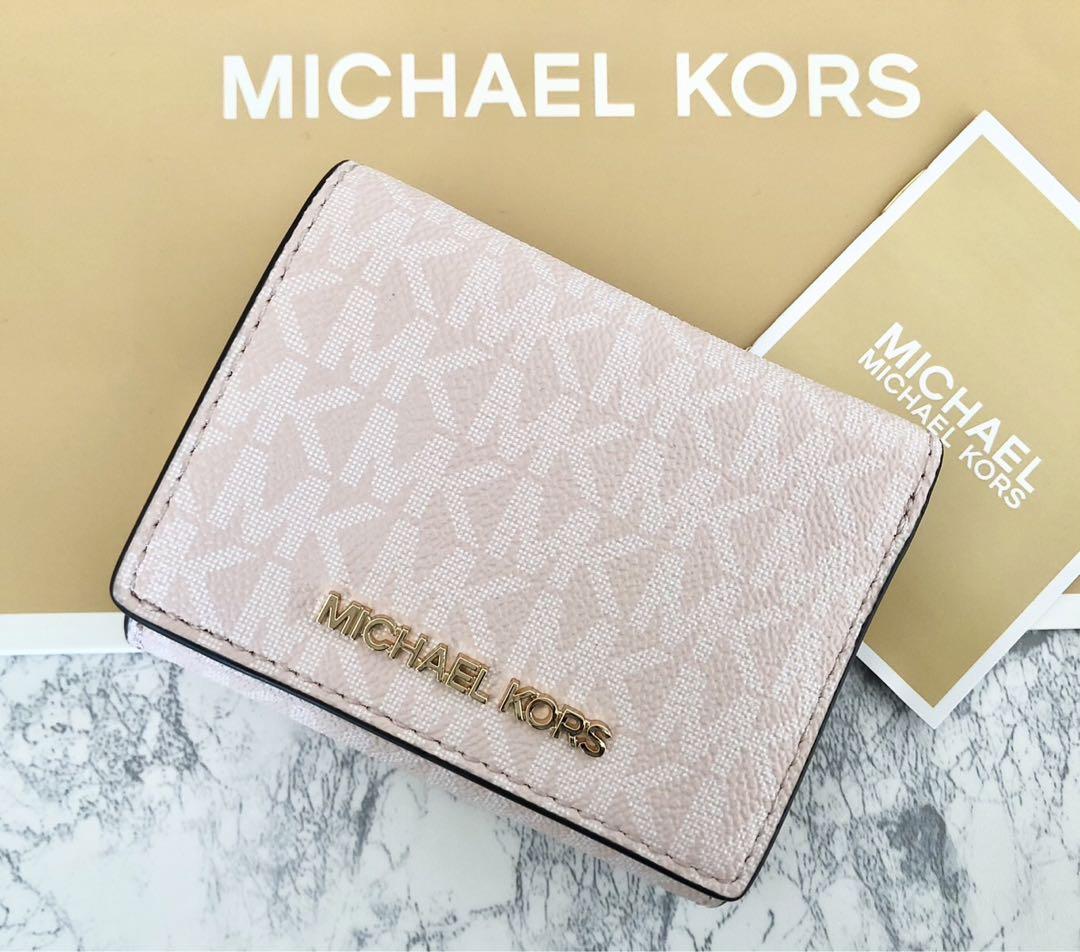 MICHAEL KORS マイケルコース 折り財布 ライトピンク 新品