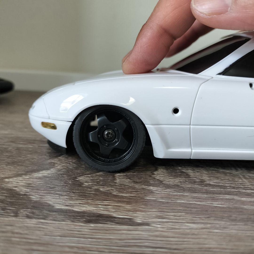 ドリフト ラジコン 1/18 マツダ MX5 NC6 NC8 ロードスター 白