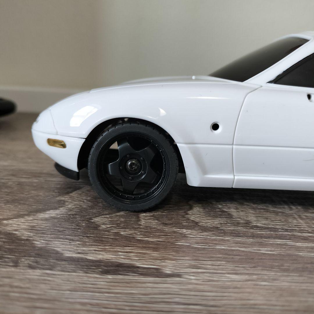 ドリフト ラジコン 1/18 マツダ MX5 NC6 NC8 ロードスター 白